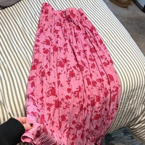 Floral Pink Skirt